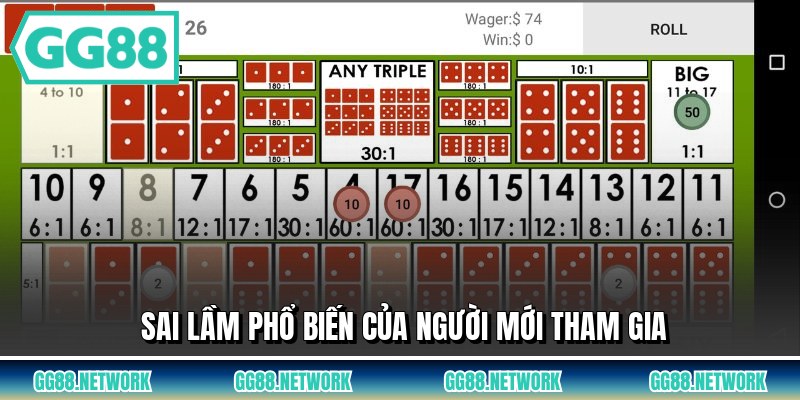 Sai lầm phổ biến của người mới tham gia