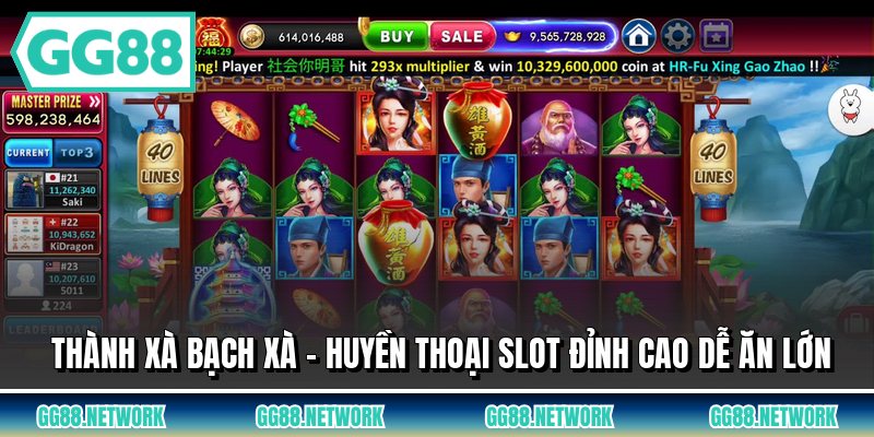 Thành Xà Bạch Xà - Huyền Thoại Slot Đỉnh Cao Dễ Ăn Lớn